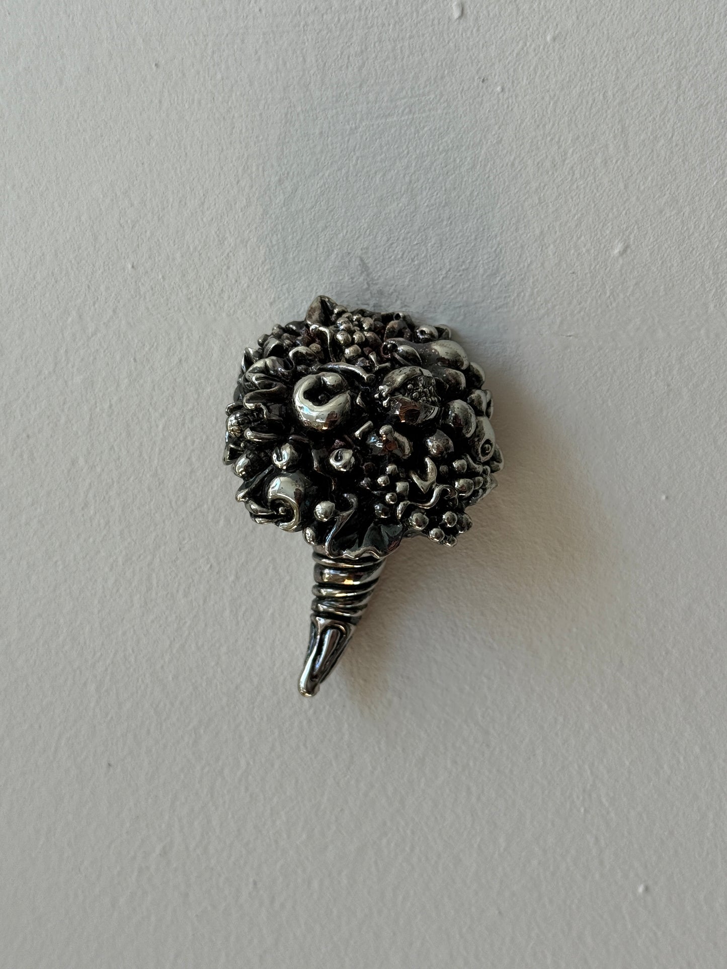 Sølvbelagt vægdekoration