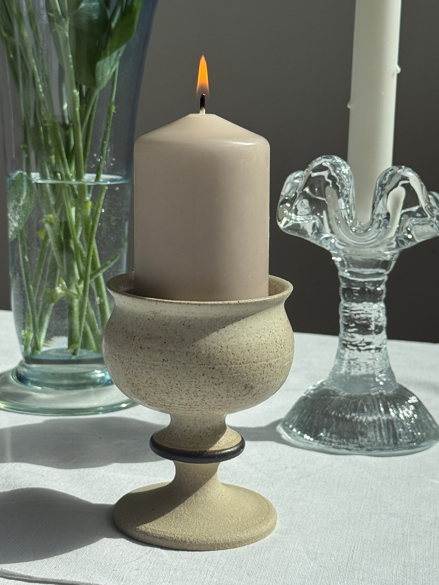 Keramikkop / lysestage