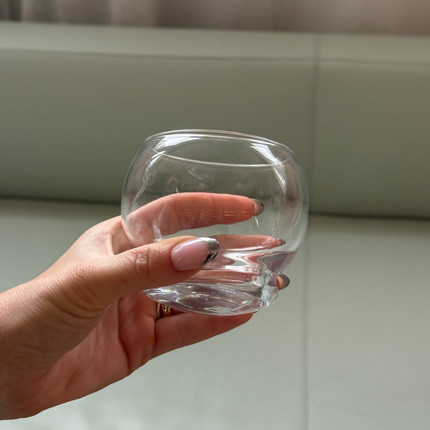 Whiskeyglas med vippeffekt, 4 stk.