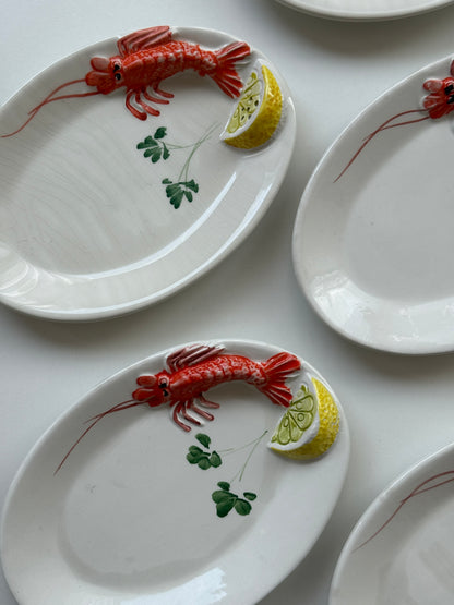 Skaldyrstallerkner med hummer/citron