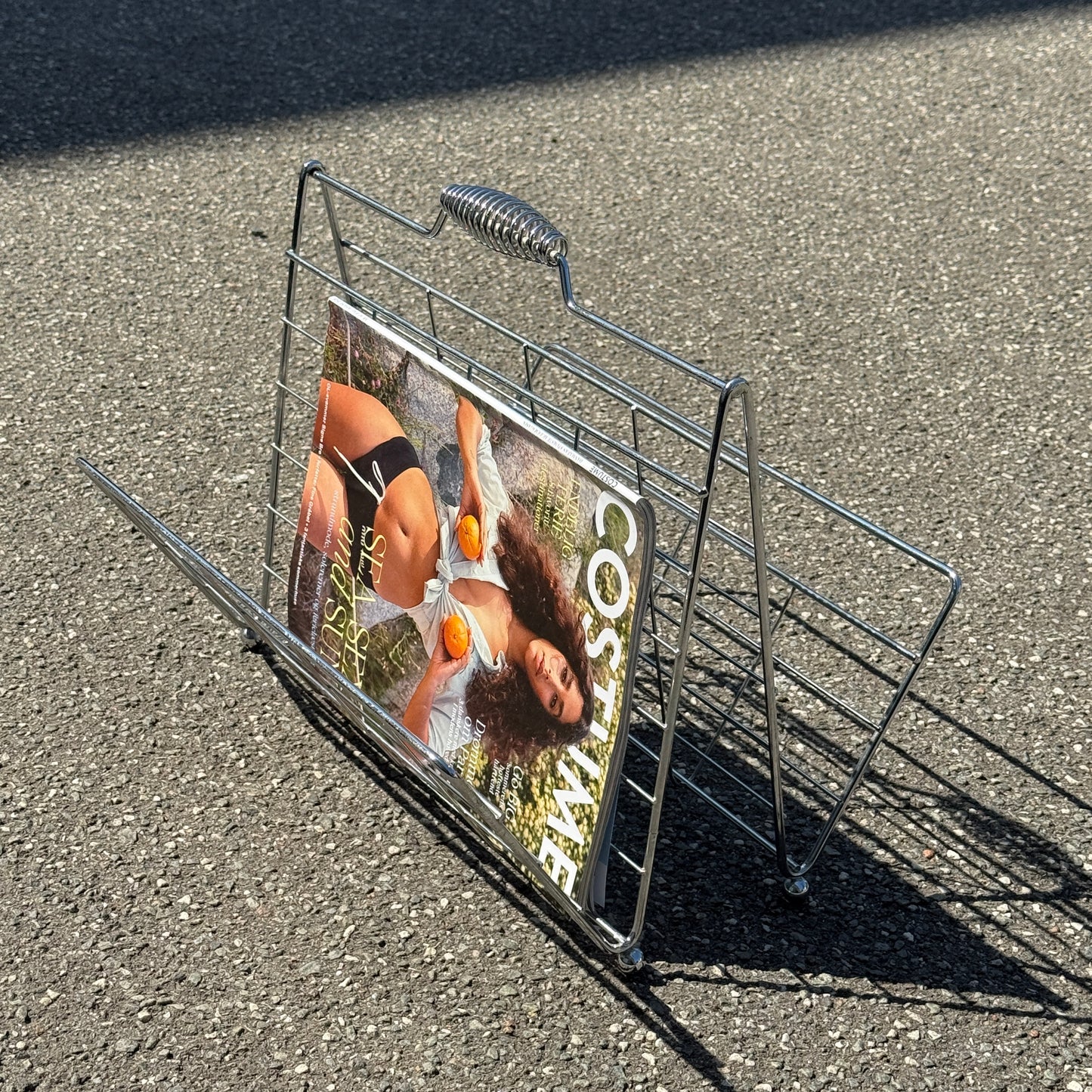 Magasinholder i krom - 1980'erne