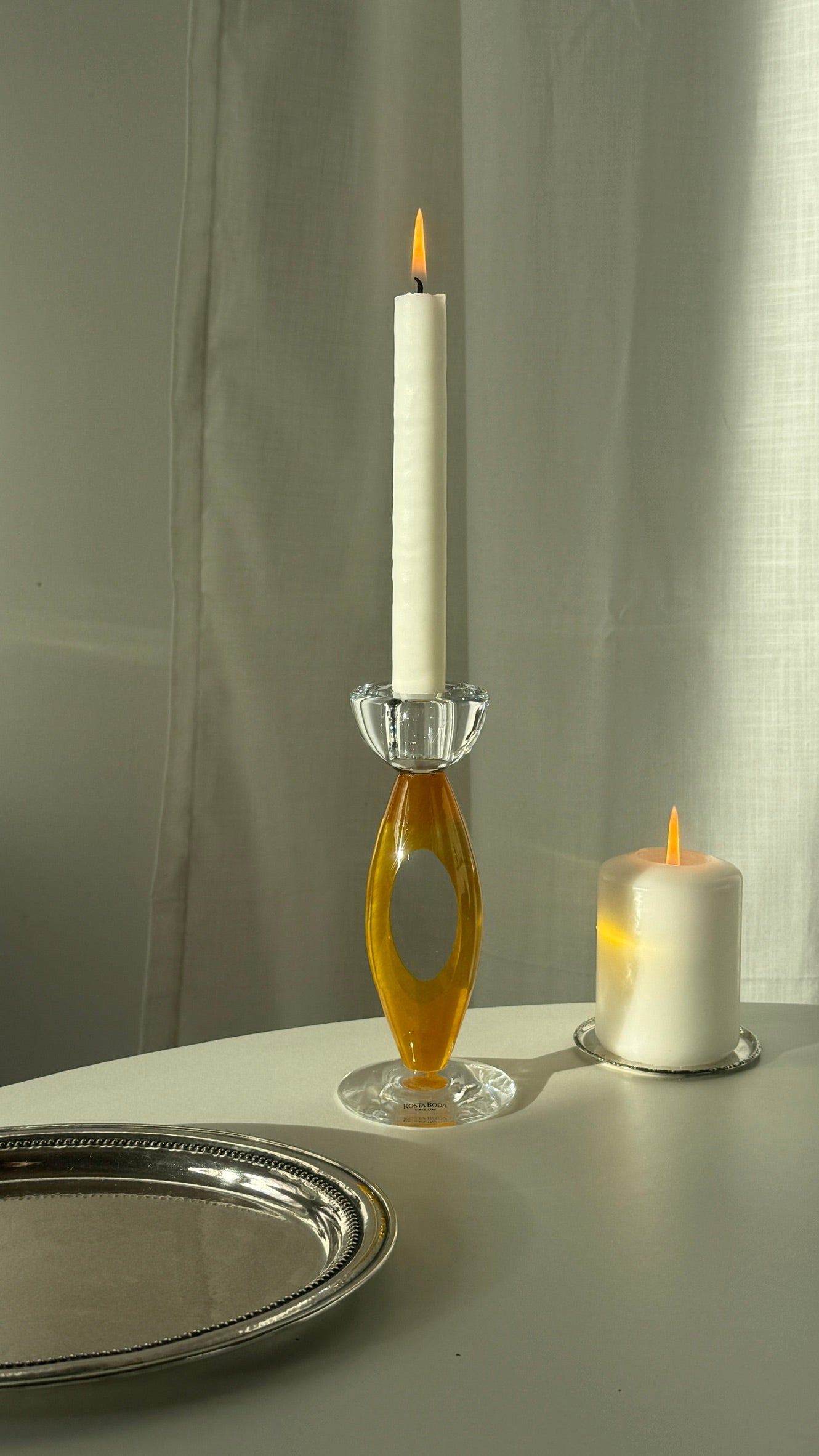 Kosta Boda lysestage - 'LOOK' / Ann Wåhlström