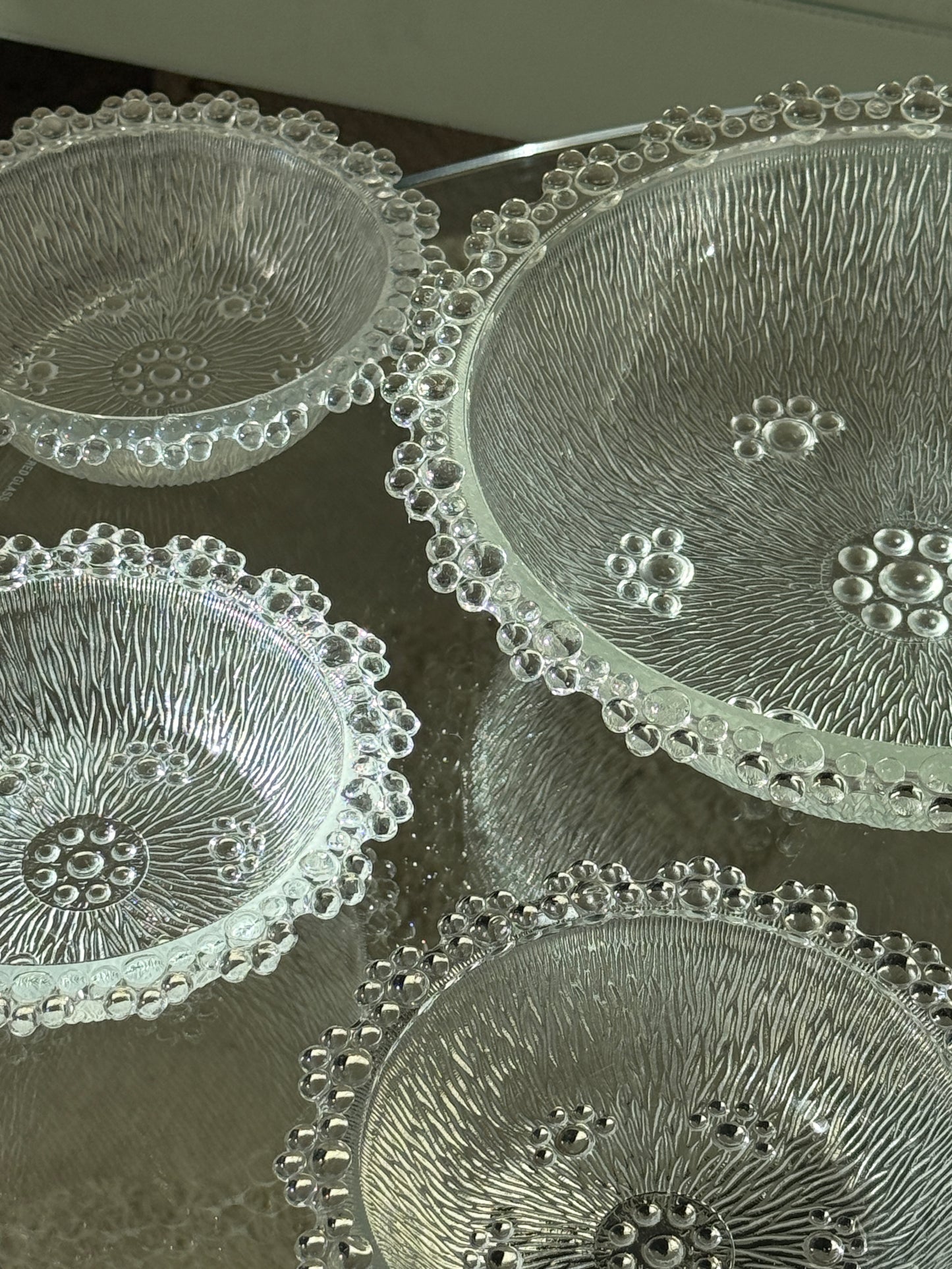 Masserini Barocco glasskåle, Italiensk vintage