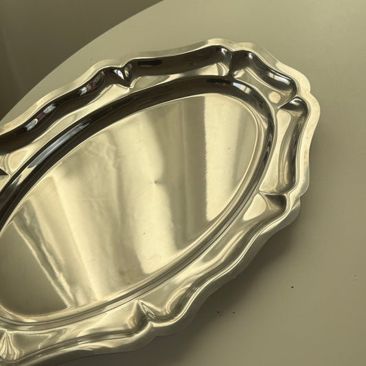 Serveringsfad, rustfrit stål