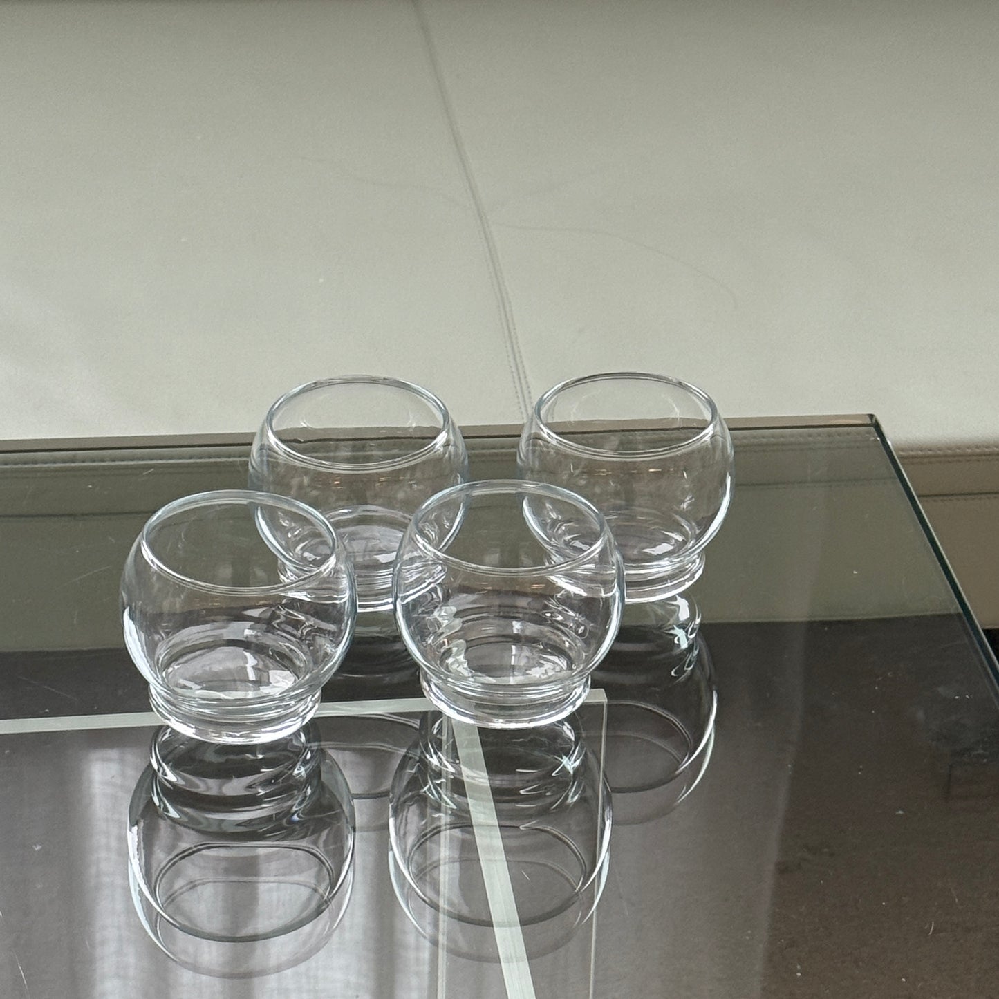 Whiskeyglas med vippeffekt, 4 stk.