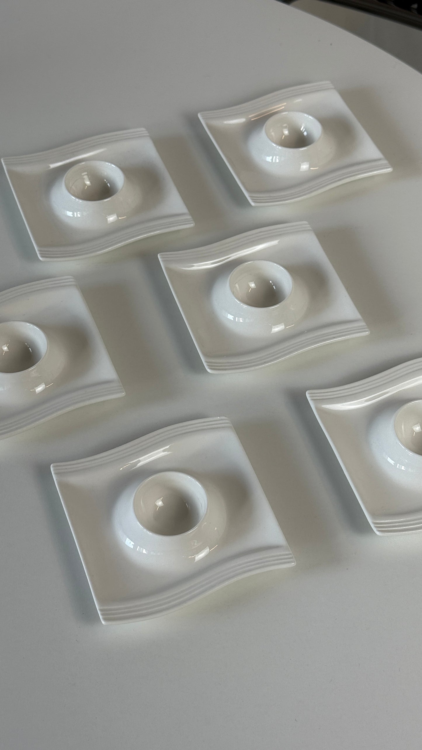 Æggebæger, porcelæn