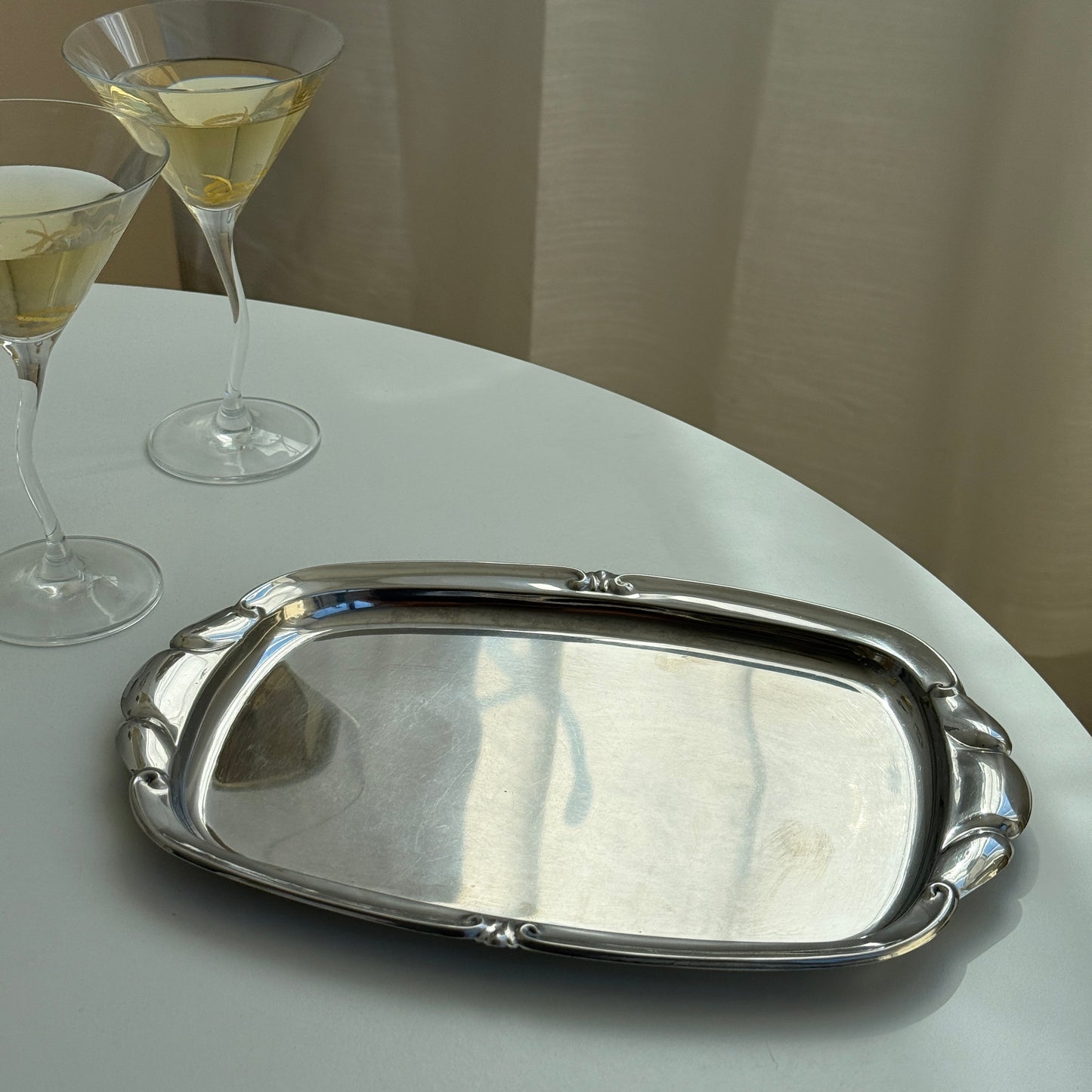 Italiensk fad i rustfrit stål