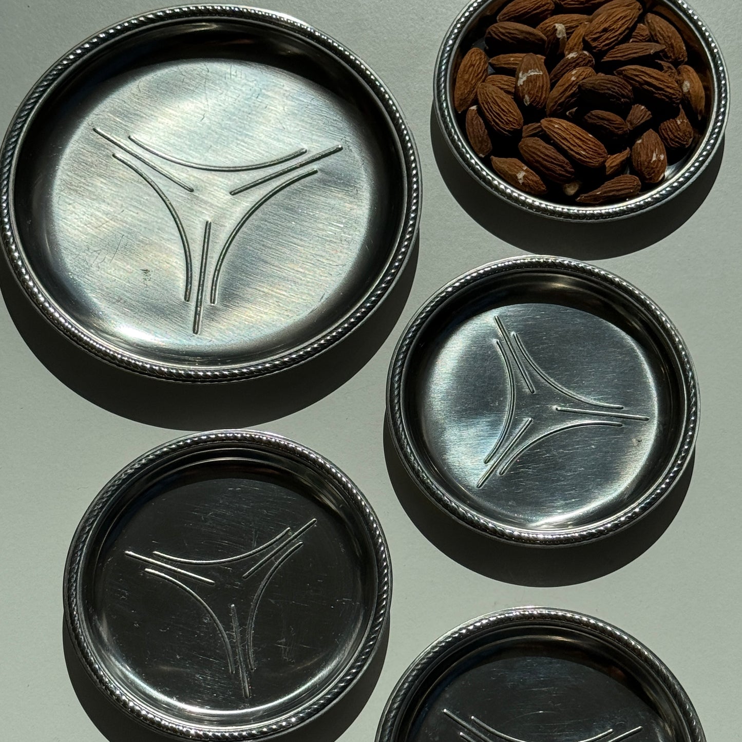 Alfra Alessi coaster, rustfrit stål