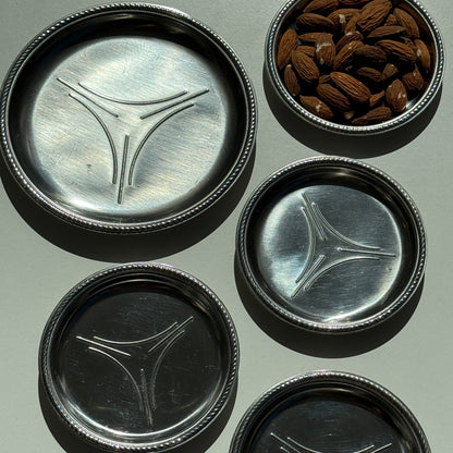 Alfra Alessi coaster, rustfrit stål