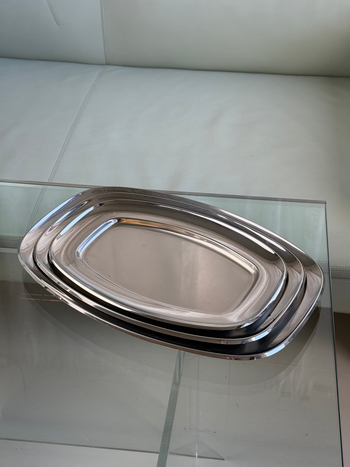 Alessi serveringsfade, rustfrit stål