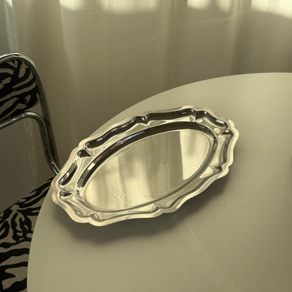 Serveringsfad, rustfrit stål