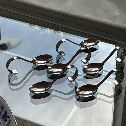 Tasting spoons i rustfrit stål – Ernesto, 6 stk