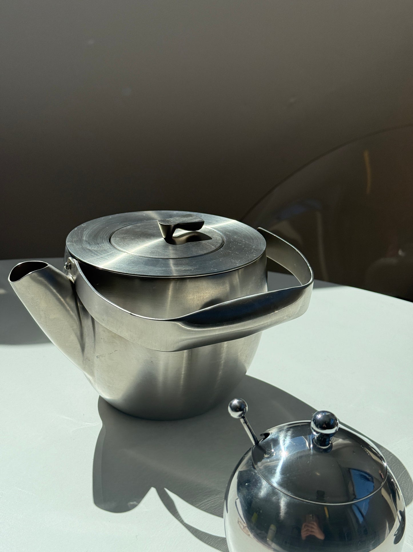 Elegant tekande, sukkerskål & flødekande