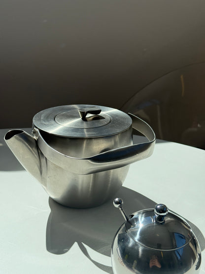 Elegant tekande, sukkerskål & flødekande