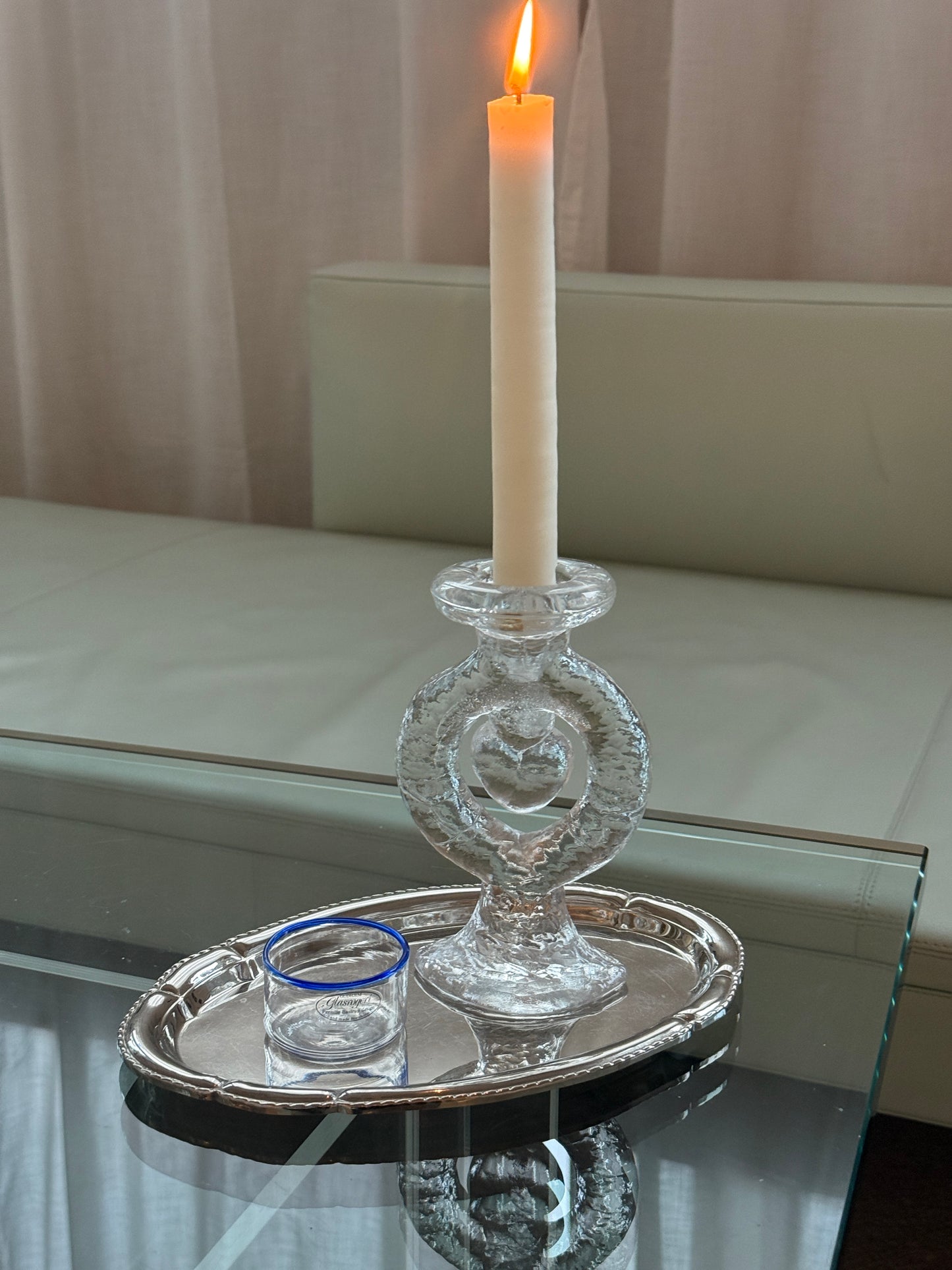 Lysestage m. hjerte, Pukeberg