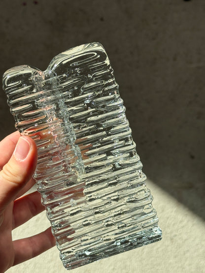 Solifleur vase, struktureret glas