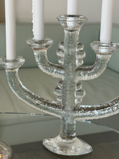 Pukeberg kandelaber, glas