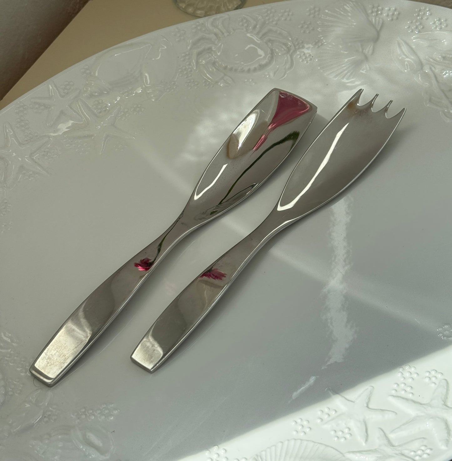 Serveringsbestik i rustfrit stål