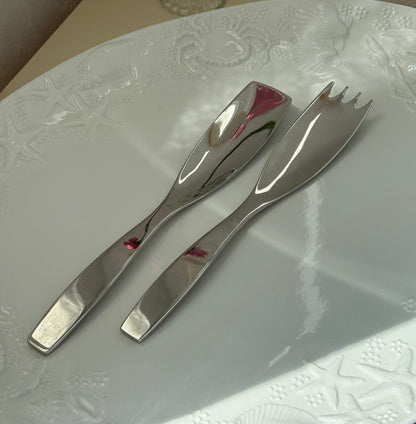 Serveringsbestik i rustfrit stål