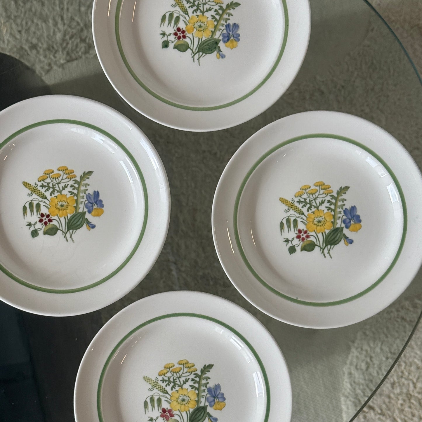 Flora Danmark tallerkner, 4 stk.