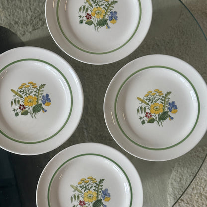 Flora Danmark tallerkner, 4 stk.