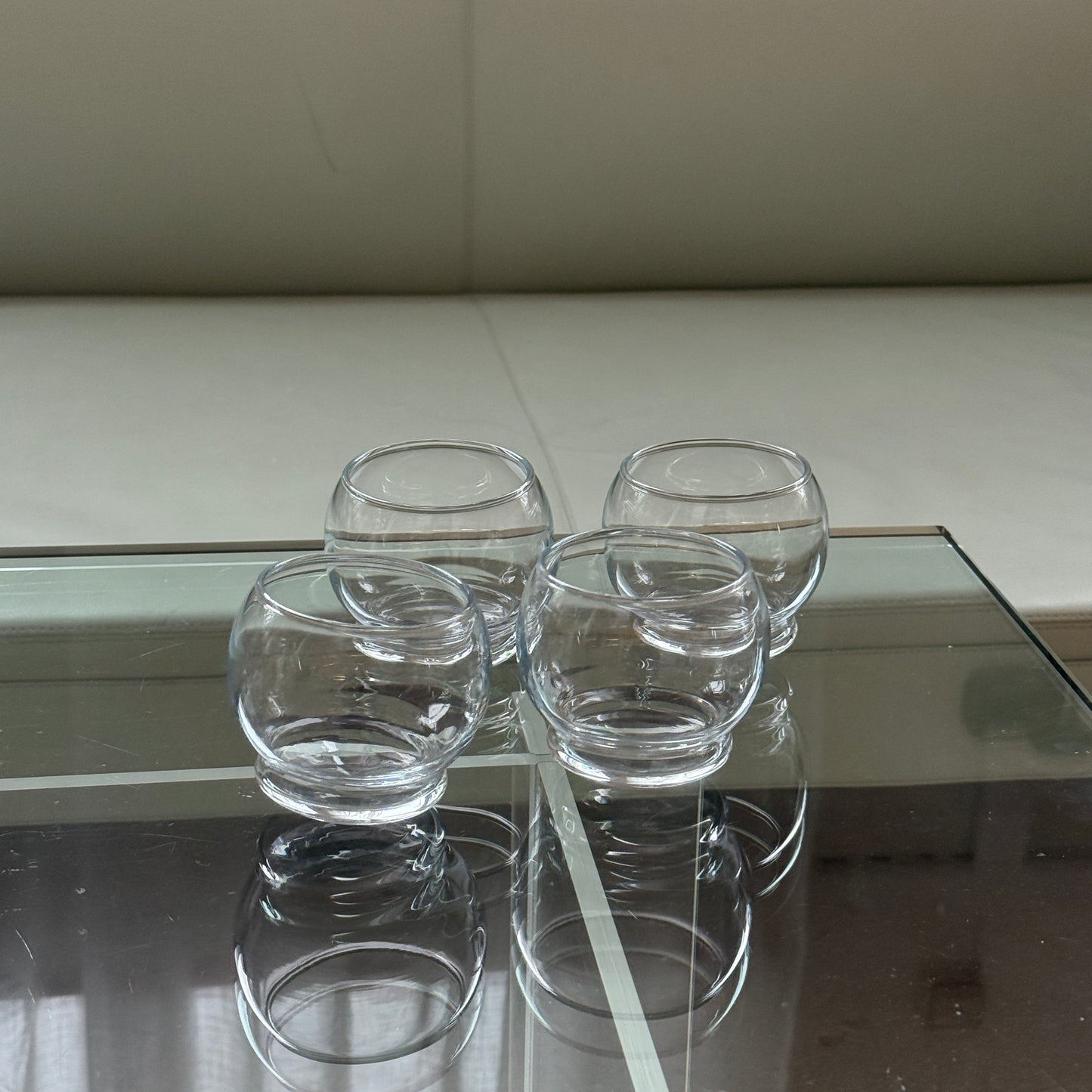 Whiskeyglas med vippeffekt, 4 stk.