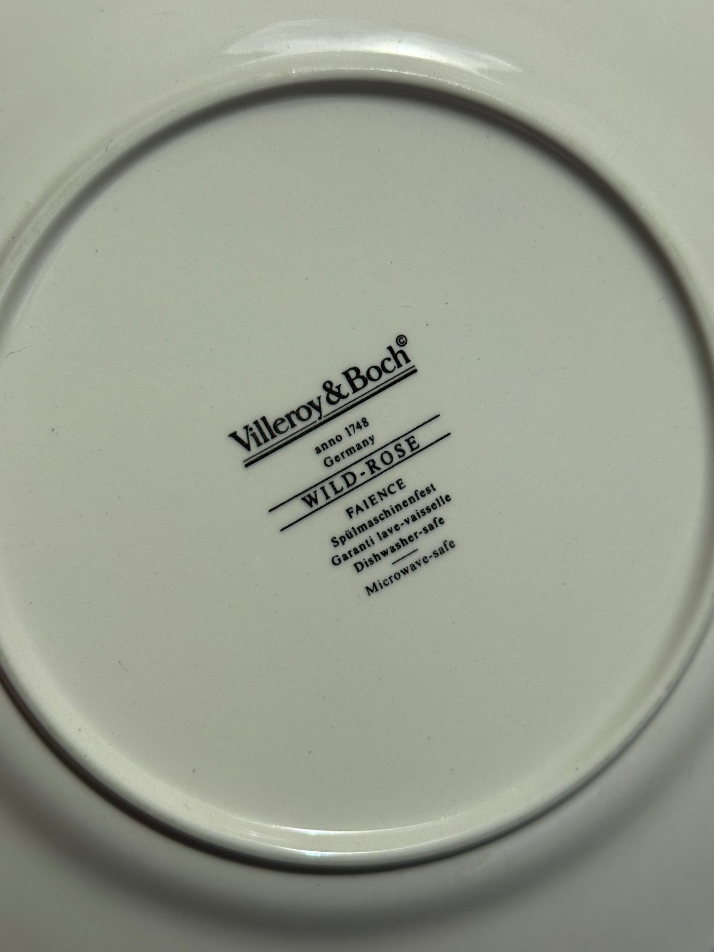 Villeroy & Boch “Wild Rose” tallerkner