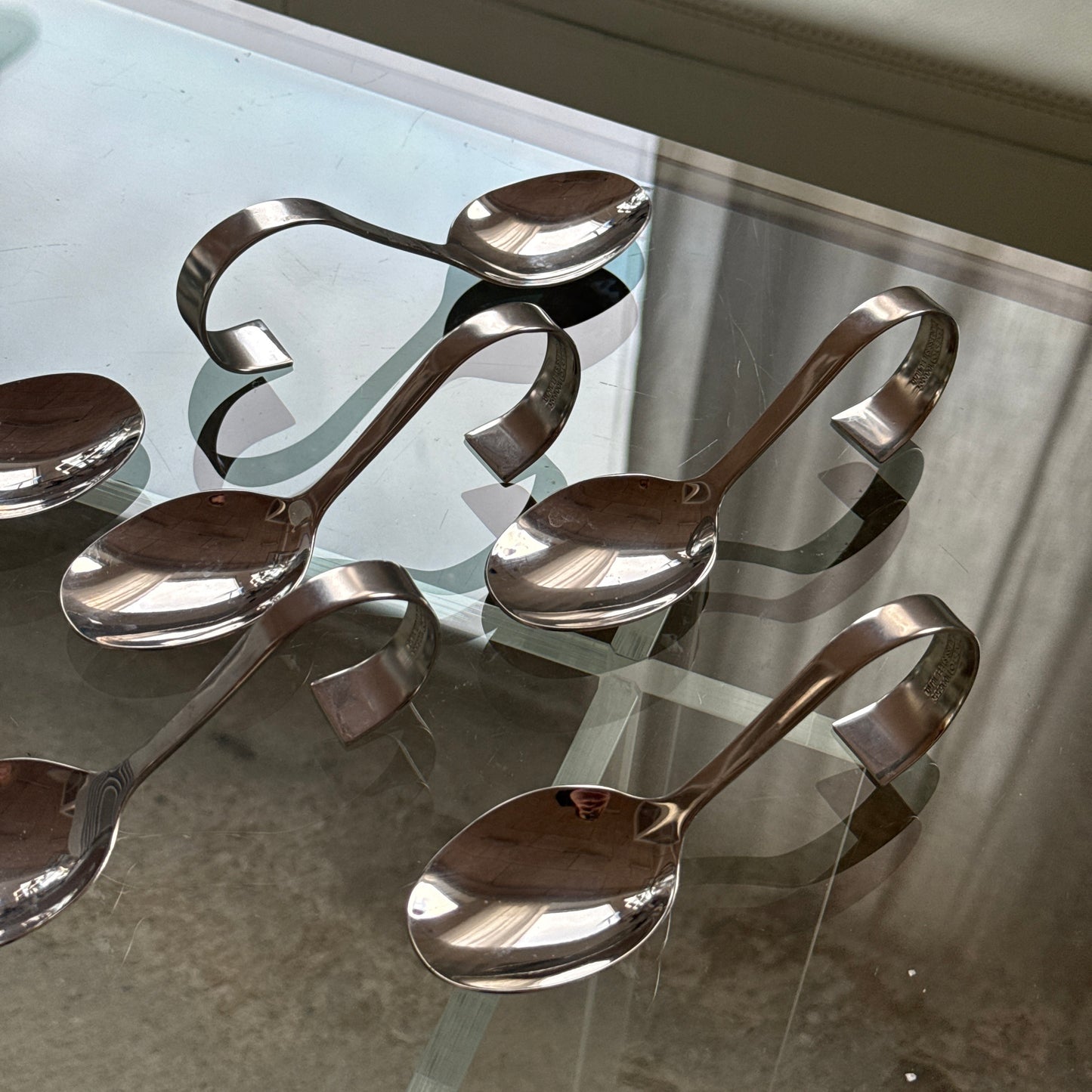 Tasting spoons i rustfrit stål – Ernesto, 6 stk