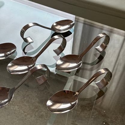 Tasting spoons i rustfrit stål – Ernesto, 6 stk