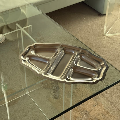 Serveringsfad med fem rum