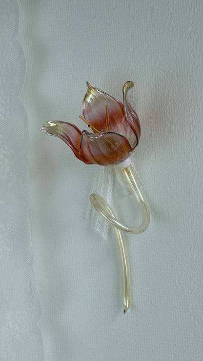 Murano glasblomst