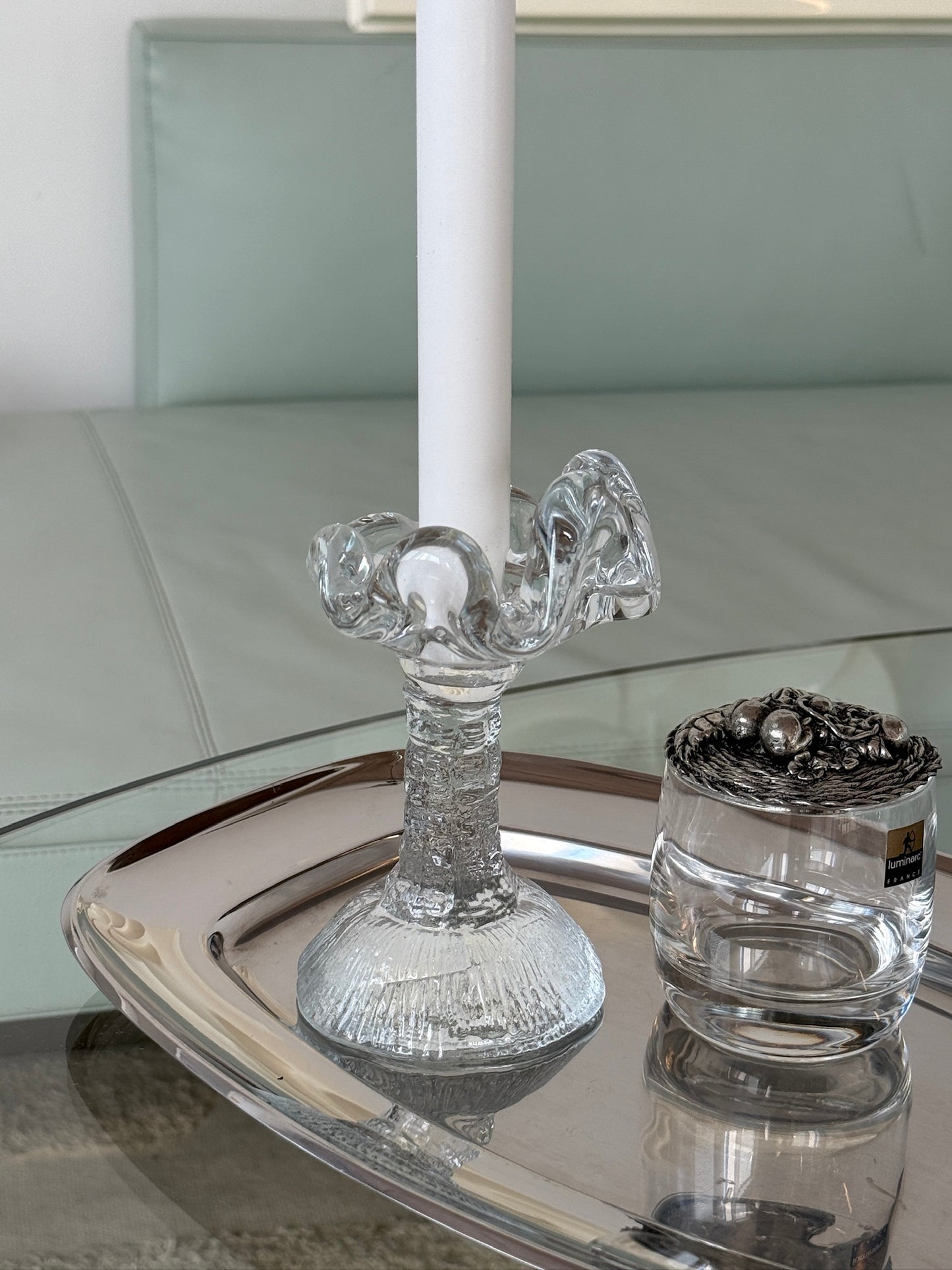 Sunflower lysestage, glas