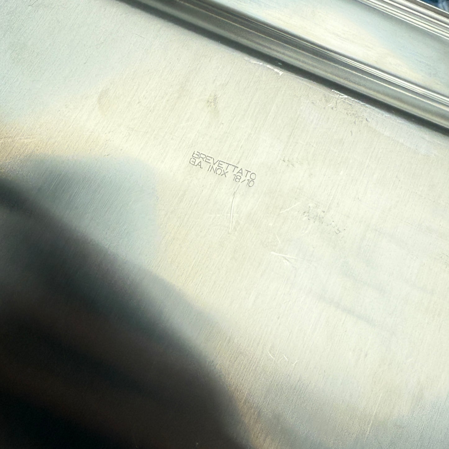 Italiensk serveringsfad, Brevettato inox 18/10