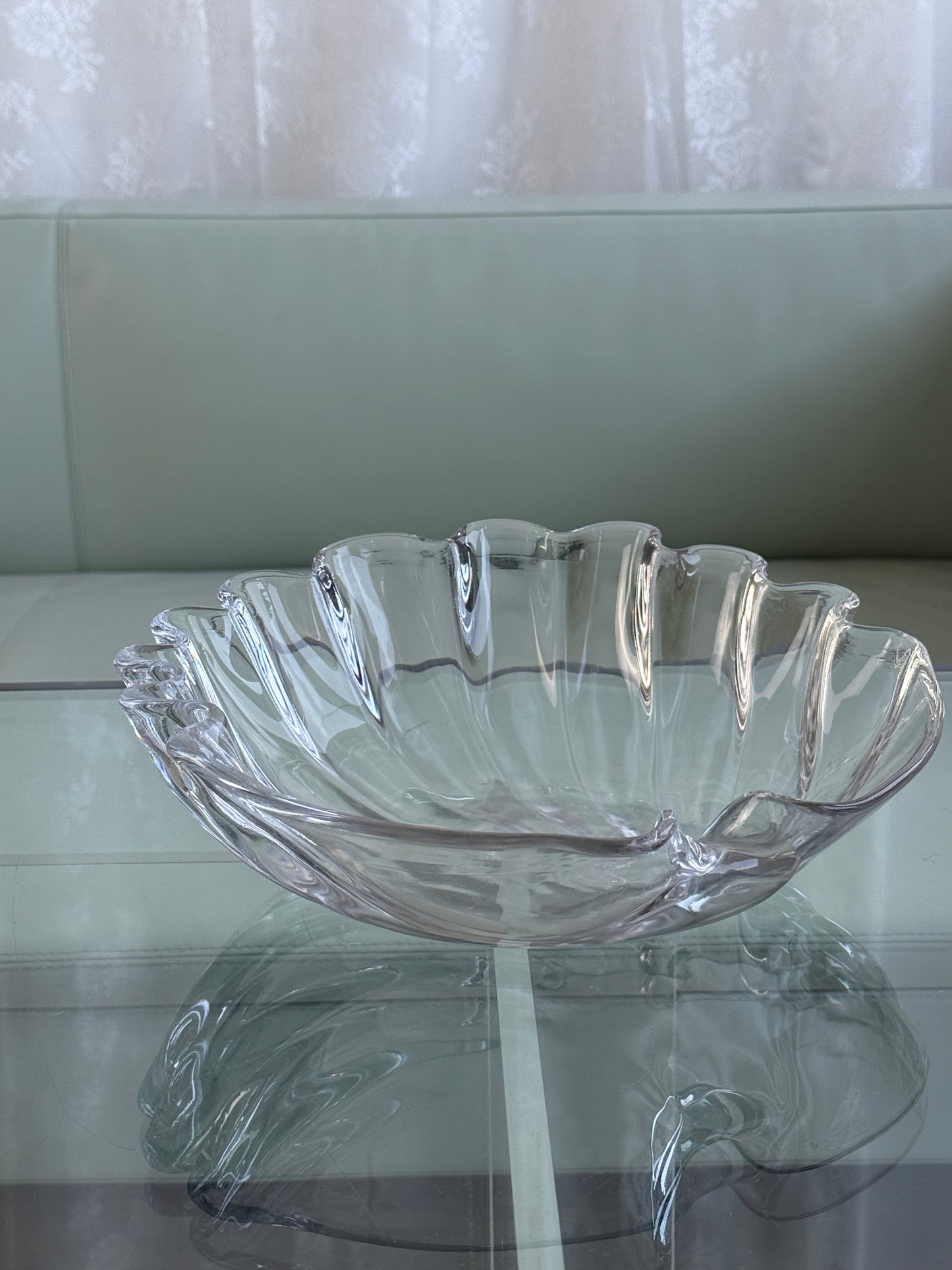 Elegant muslingeskål i glas
