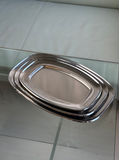 Alessi serveringsfade, rustfrit stål