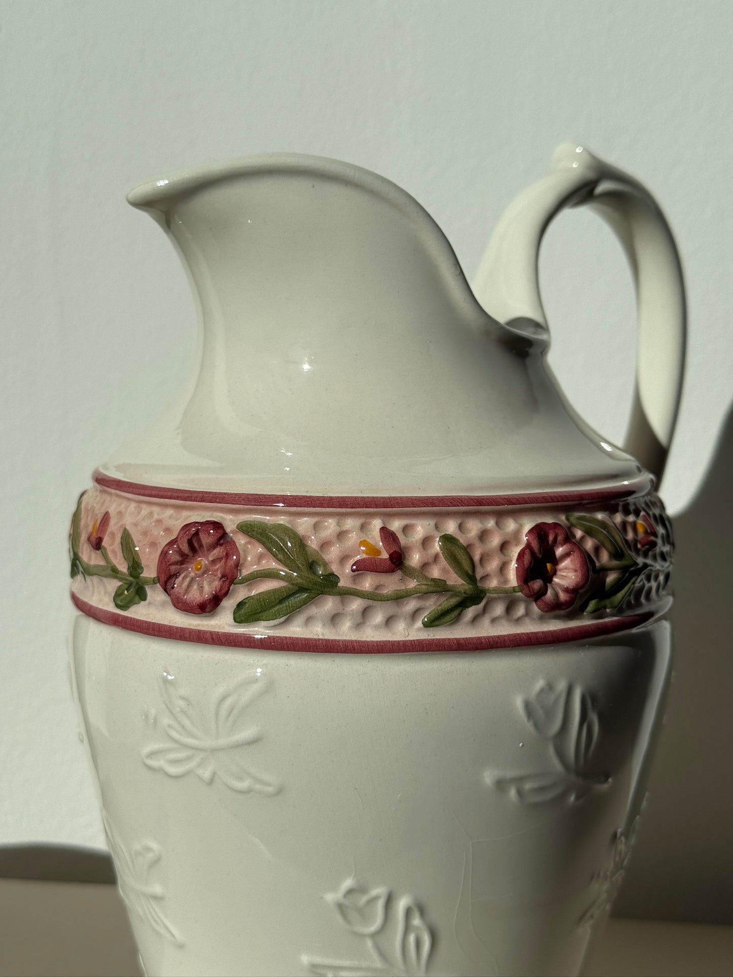 Håndmalet fajancekande