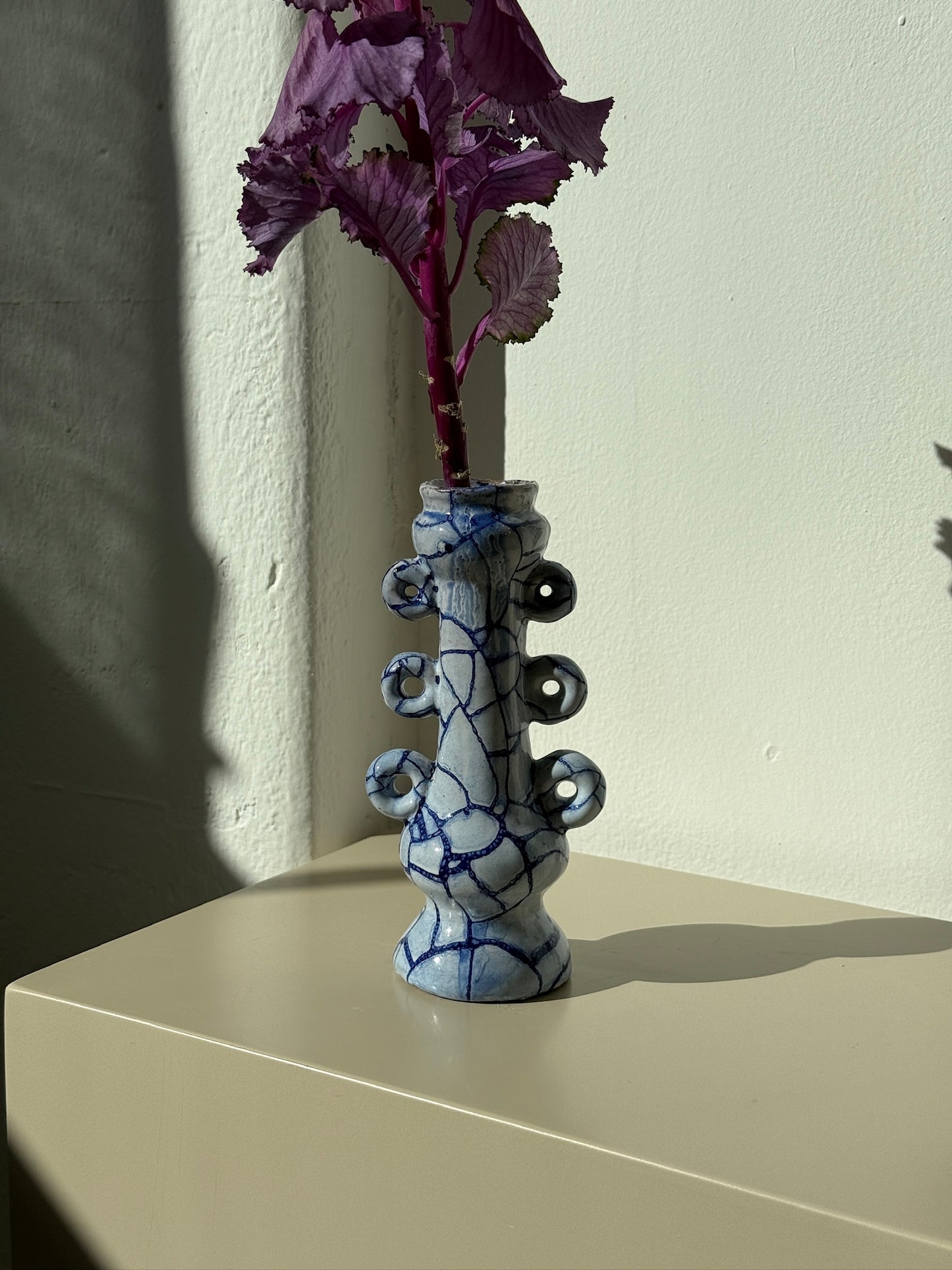 Keramik lysestage/vase