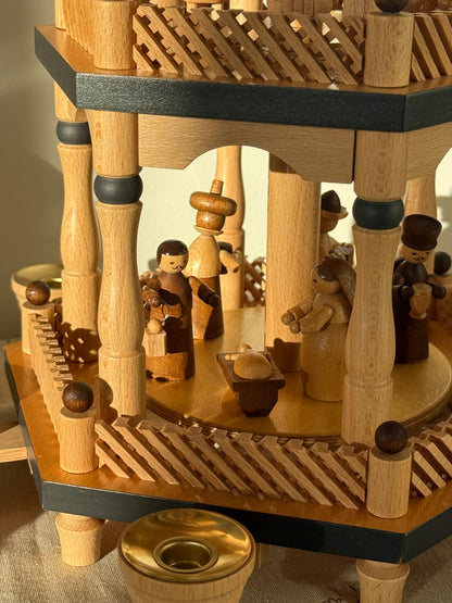 Erzgebirge julepyramide, 3 etager