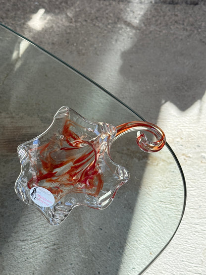 Mundblæst glasblomst, tysk glaskunst