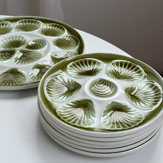 Franske østersfade / tallerkner