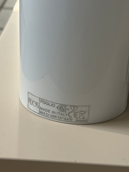 Flos Foglio væglampe, hvid