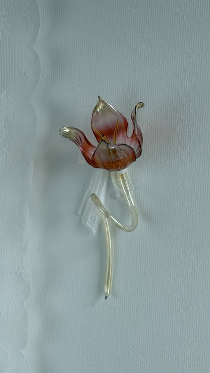 Murano glasblomst