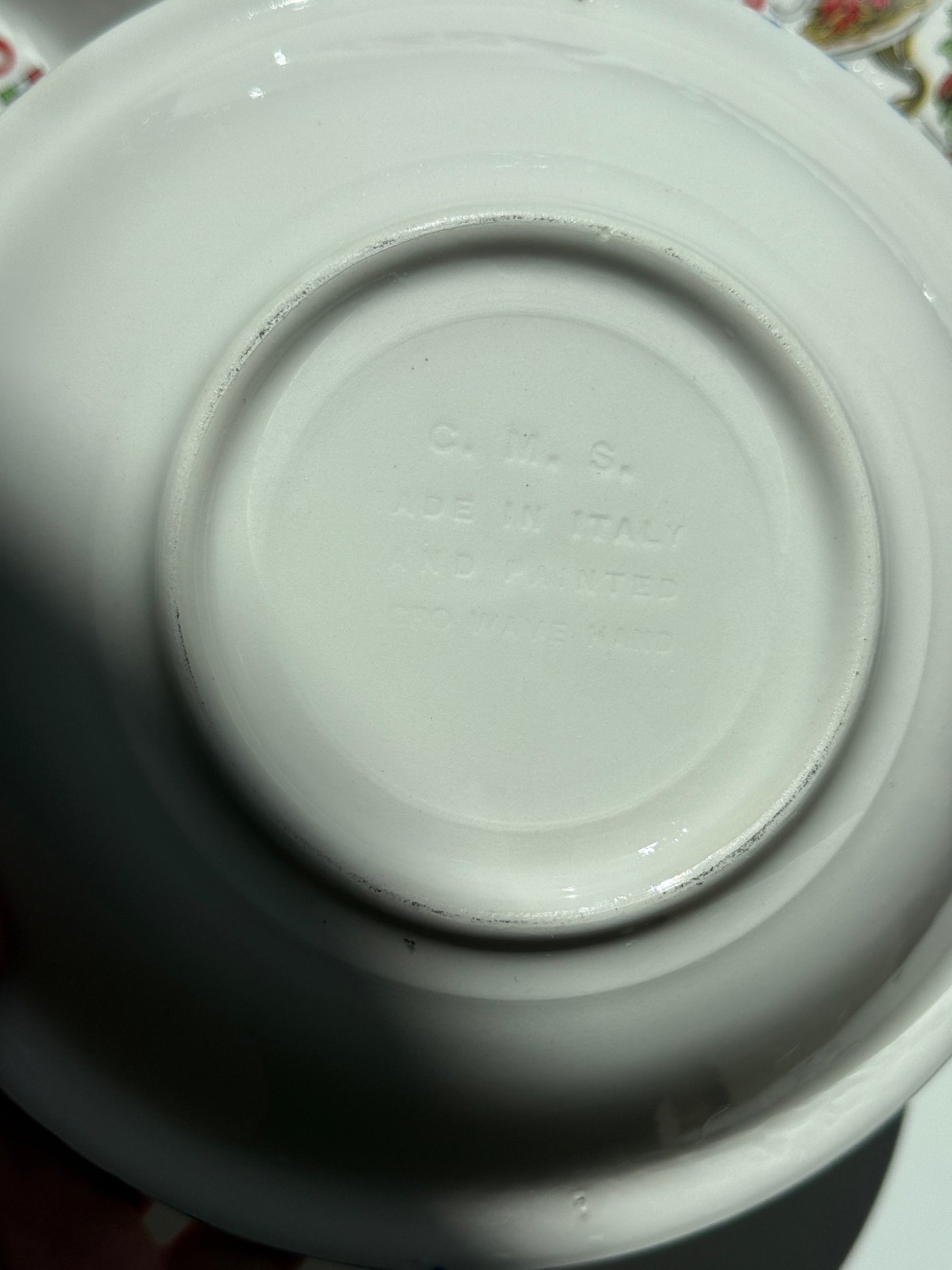 Italienske spaghetti skåle, 5 dele