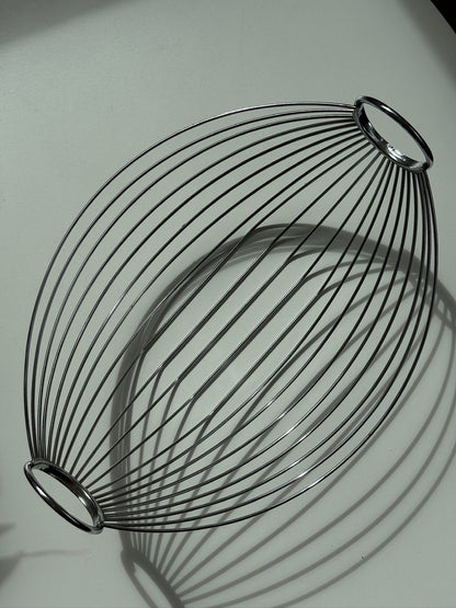 Frugtkurv i forkromet stål