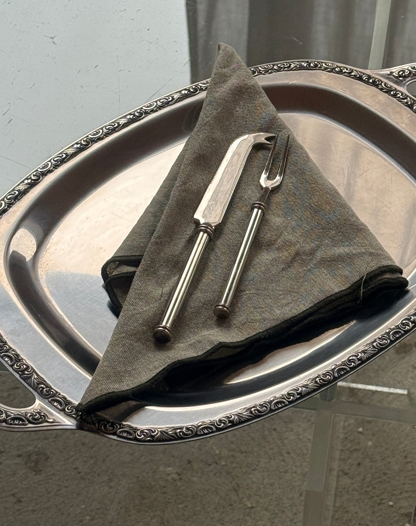 Serveringsbestik, rustfrit stål