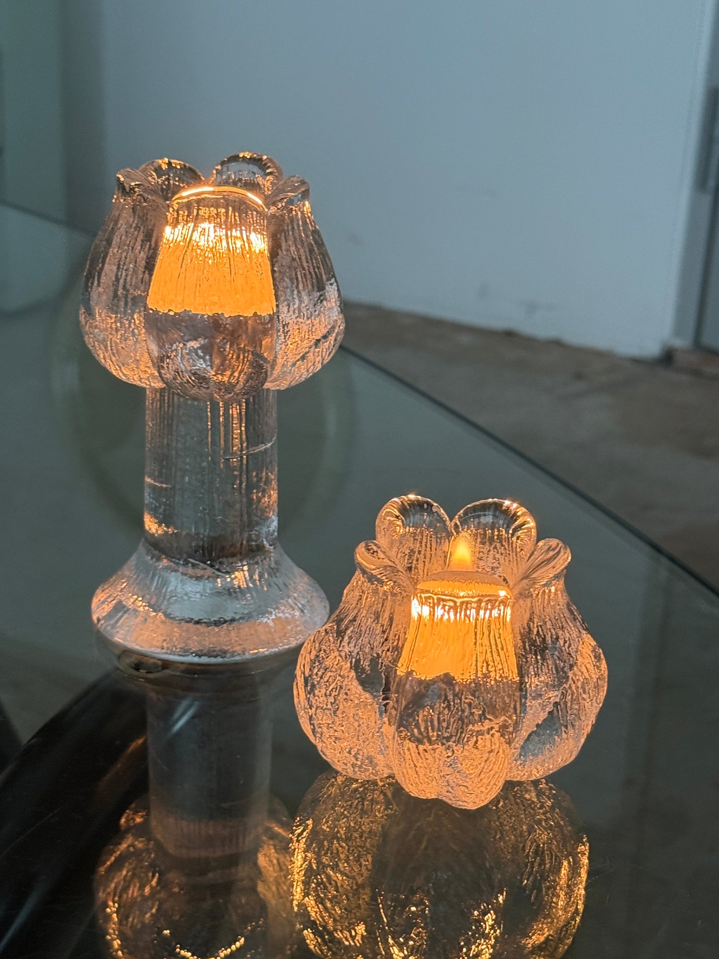 Tulipan fyrfadsstager, Kosta Boda