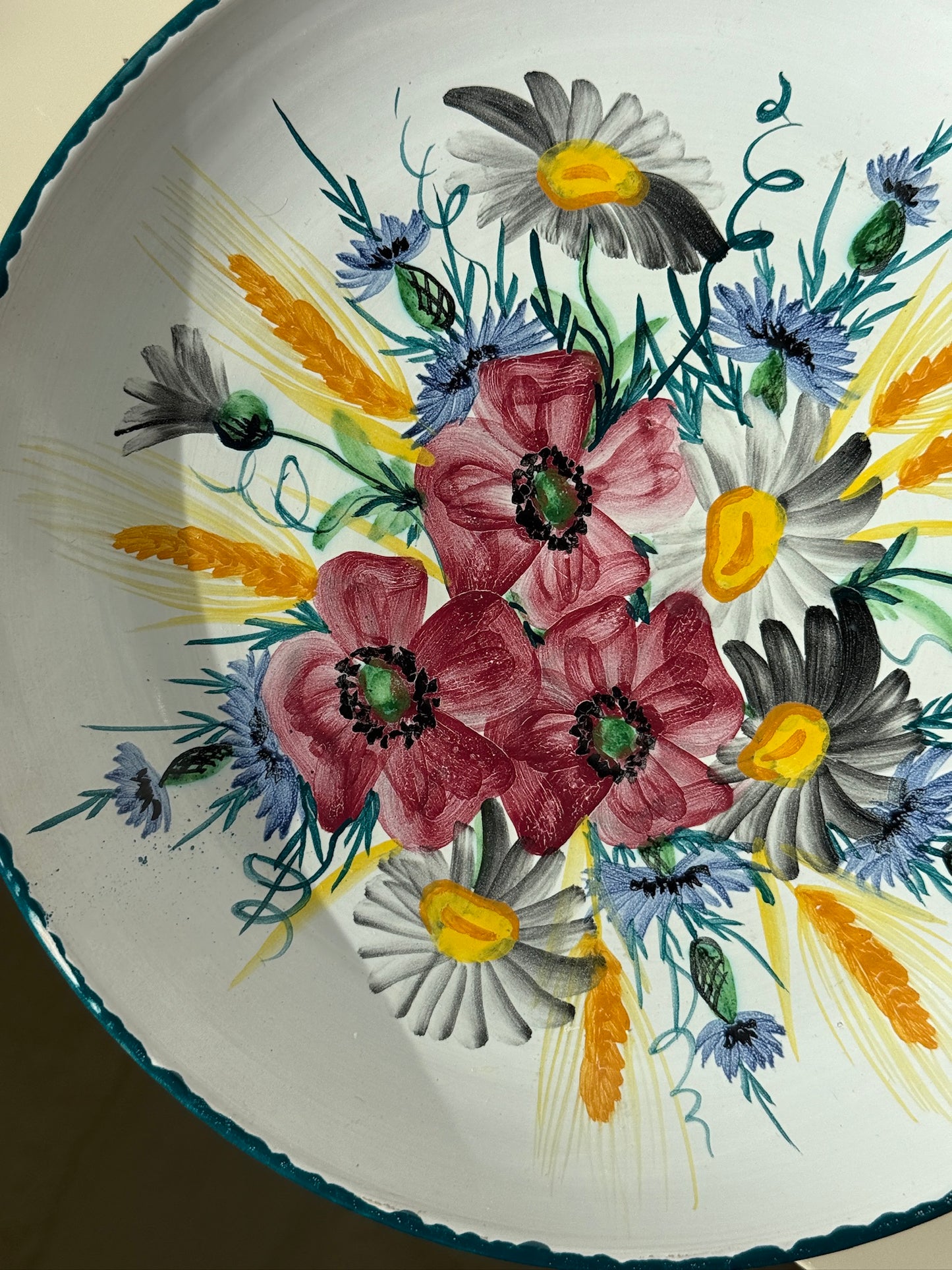 Håndmalet tallerkenophæng