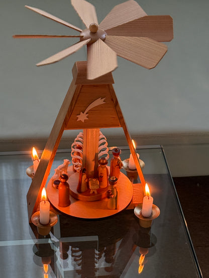 Erzgebirge julekarrusel m. krybbespil