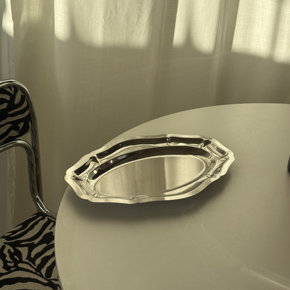 Serveringsfad, rustfrit stål