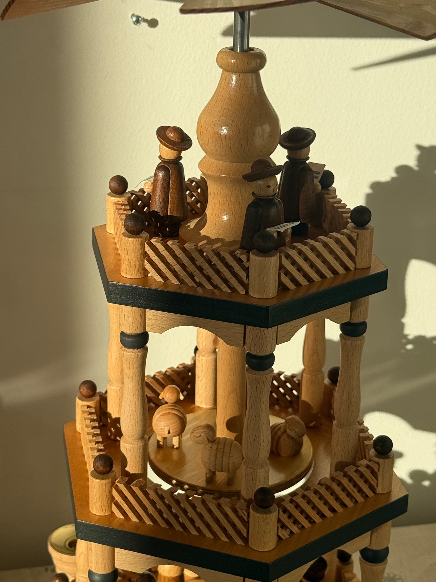 Erzgebirge julepyramide, 3 etager